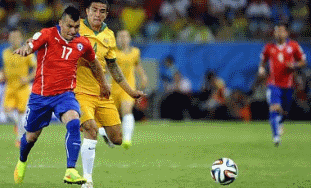 Отчёт о матче 1-го тура группового этапа Чемпионата мира по футболу-2014. Группа В. Чили-Австралия 3:1.