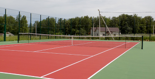 Правила строительства теннисного корта на загородном участке